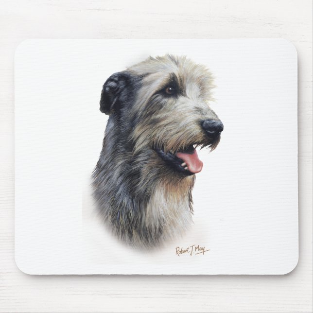 Irish Wolfhound Mouse Pad (Front)