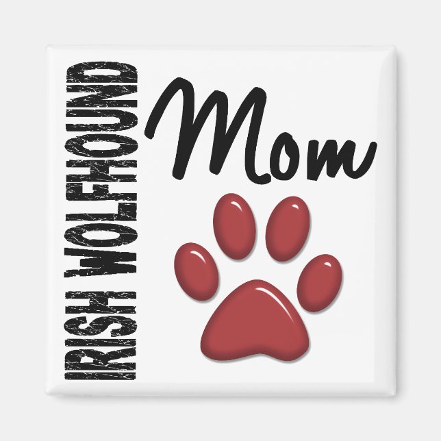 Irish Wolfhound Mum 2 Magnet (Front)