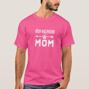 Irish Wolfhound Mum Hunting Dog Dog Breed Pets T-Shirt