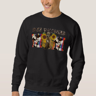Irish Wolfhound Mum Western Sunflower Mother's Day Sweatshirt
