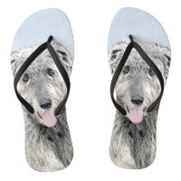 Irish Wolfhound Painting - Cute Original Dog Art