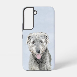 Irish Wolfhound Painting - Cute Original Dog Art Samsung Galaxy Case