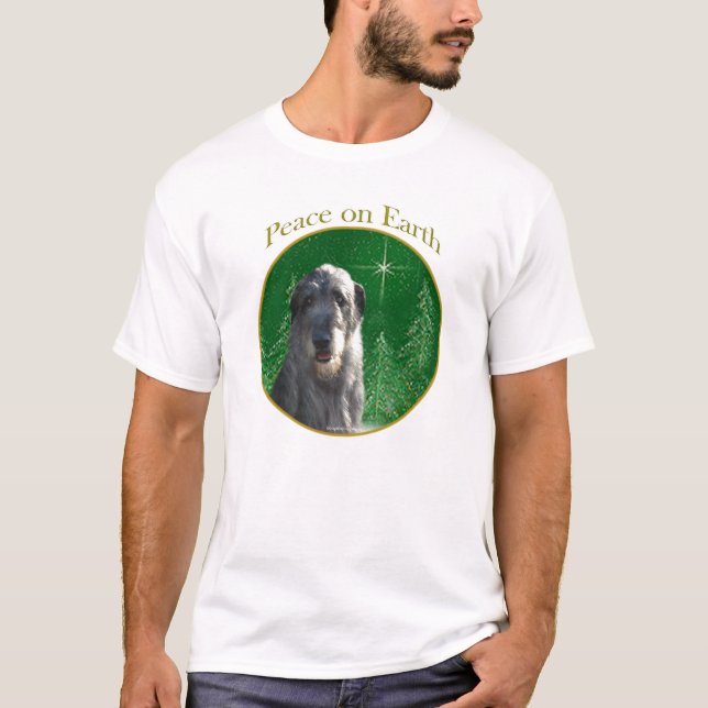 Irish Wolfhound Peace T-Shirt (Front)