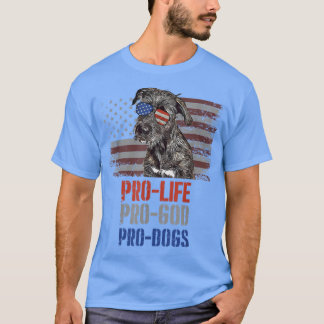 Irish Wolfhound Pro Life Pro God Pro Dogs T-Shirt