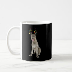 Irish Wolfhound Reindeer Christmas Dog Coffee Mug