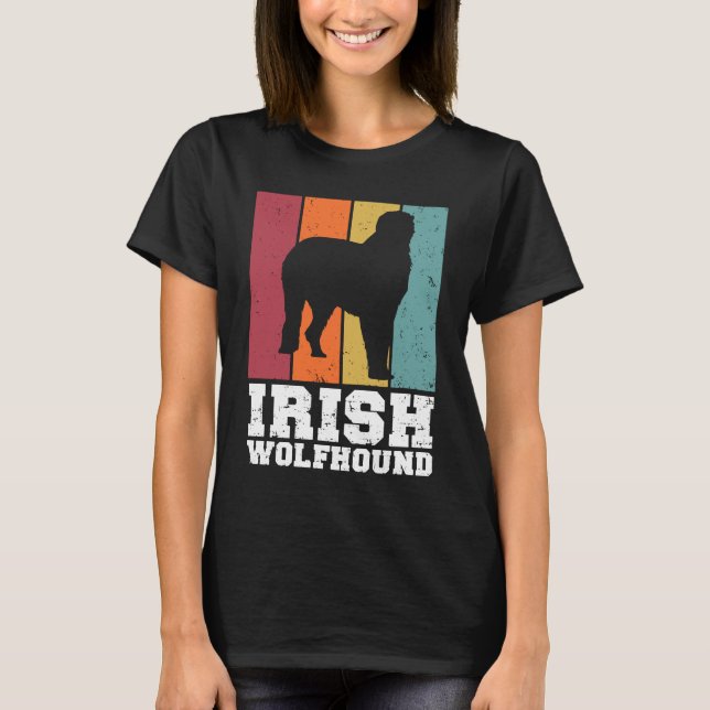 Irish Wolfhound Vintage  2 T-Shirt (Front)