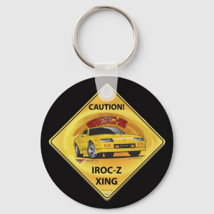 IROC84-2Black Key Ring