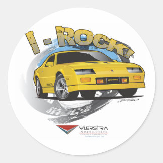 IROC-Z CLASSIC ROUND STICKER