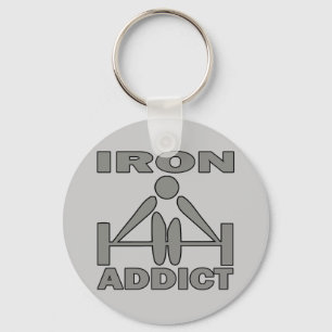 Iron Addict Key Ring
