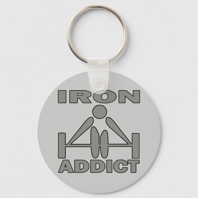 Iron Addict Key Ring (Front)