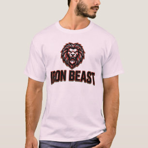 Iron Beast Gym Logo Workout Tee
