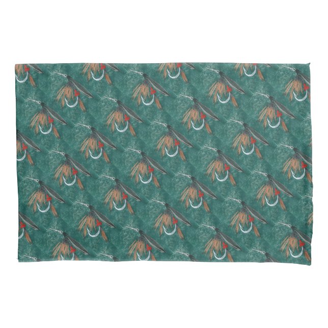 Iron Blue Dun soft and misty wet trout fly         Pillowcase (Front)