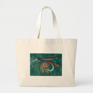 "Iron Blue Dun" Wet Fly Jumbo Tote