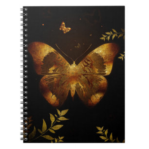 Iron Butterfly Spiral Notebook