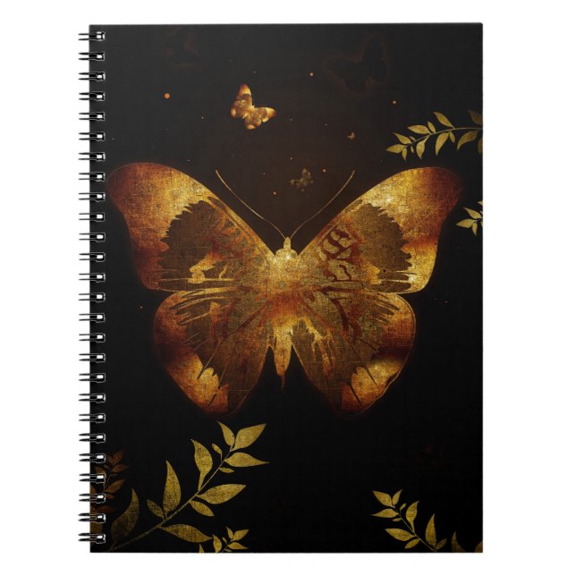 Iron Butterfly Spiral Notebook (Front)