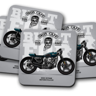 Iron Cafe Motorcycle Coaster   Motorcycle Coaster 