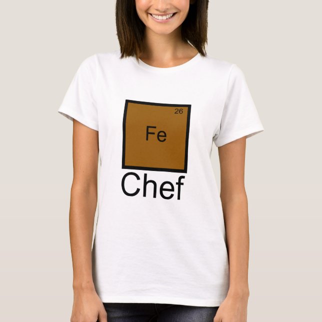 Iron Chef Element Pun T-Shirt (Front)