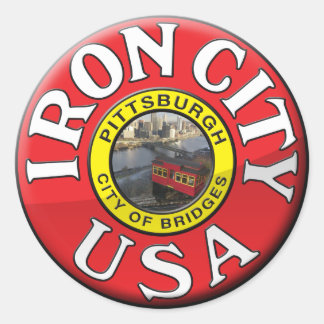 Iron City Classic Round Sticker