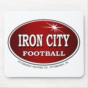 IRON CITY FOOTBALL Pittsburgh Style ~ Mousepad