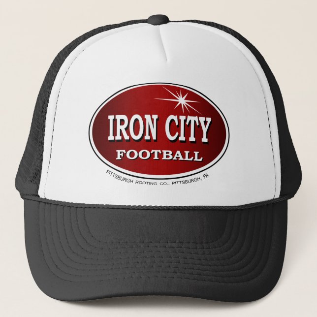 Iron City Football Pittsburgh Trucker Hat (Front)