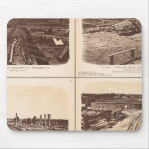 Iron clads, Engine Hero, rebel lines, buildings Mouse Pad