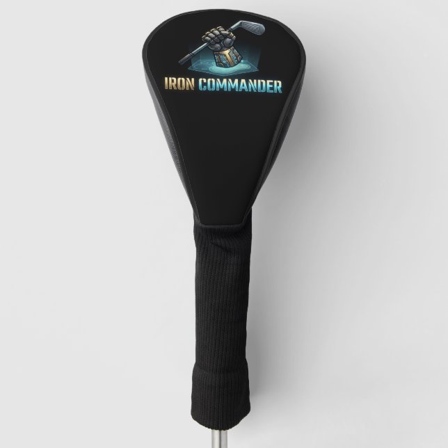 Iron Commander Golf Knight Head Cover (Front)
