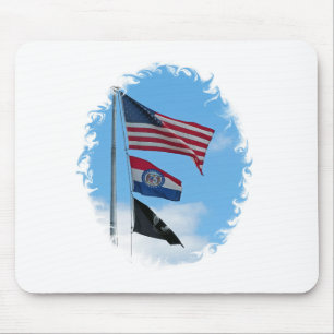 Iron County Flags Mouse Pad