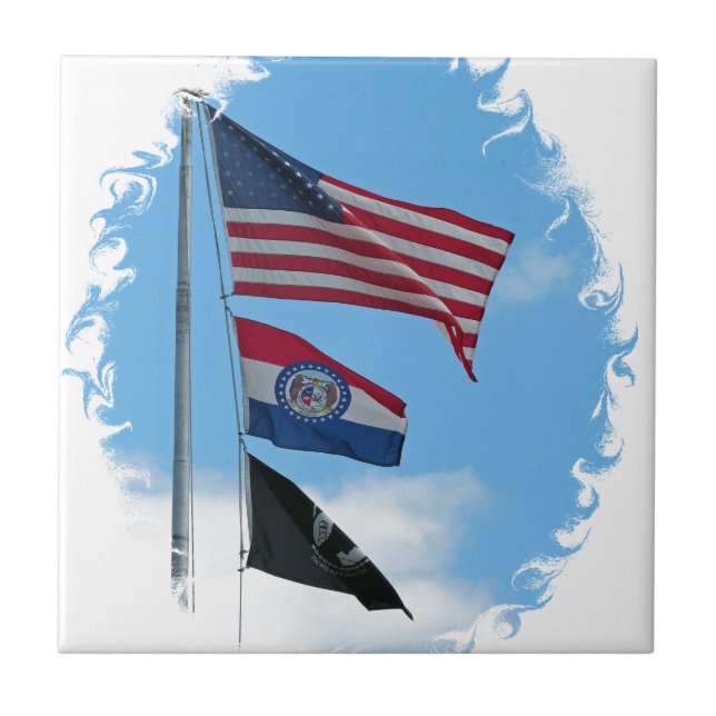 Iron County Flags Tile (Front)
