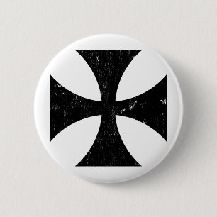 Iron Cross - German/Deutschland Bundeswehr 6 Cm Round Badge