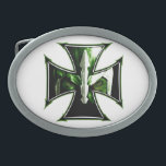 Iron Cross Knight Belt Buckle<br><div class="desc">Hold up those pants with this awesome buckle.</div>