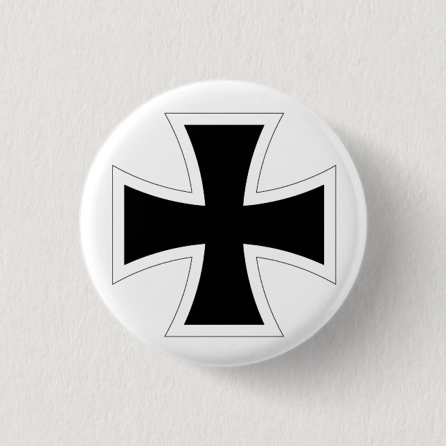 Iron Cross Round Button (Front)