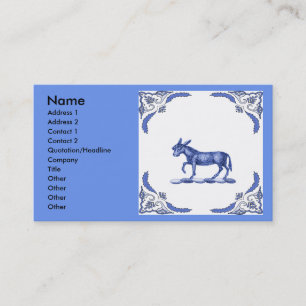 Iron Donkey Abstract Business Card