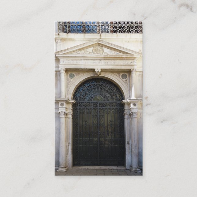 iron door business card (Front)