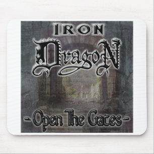 Iron Dragon "OPEN THE GATES" Mouse Pad