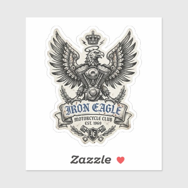 Iron Eagle Motorcycle Club V-Twin Engine (Sheet)