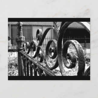 Iron Fence Postcard