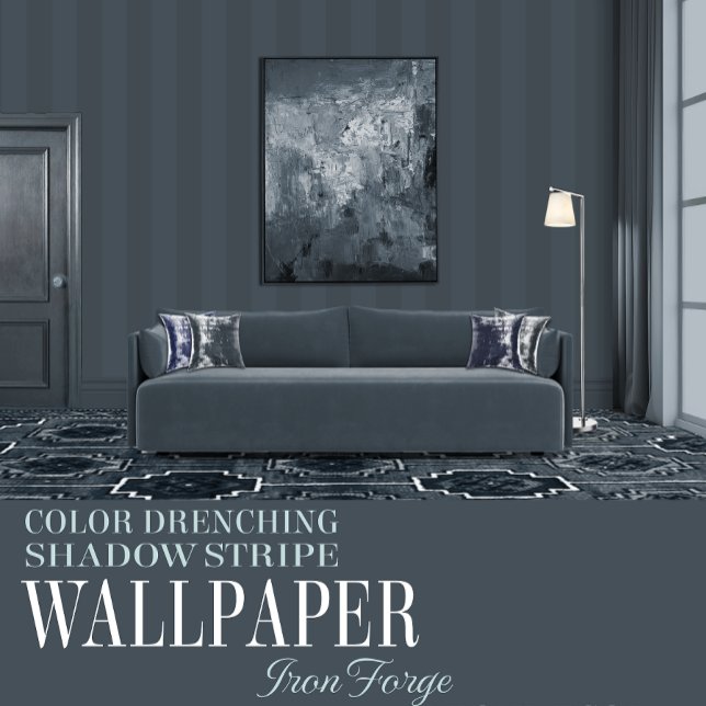 Iron Forge Six Inch Shadow Stripe Wallpaper (Creator Uploaded)