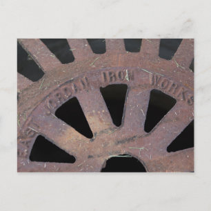 Iron Grate Postcard