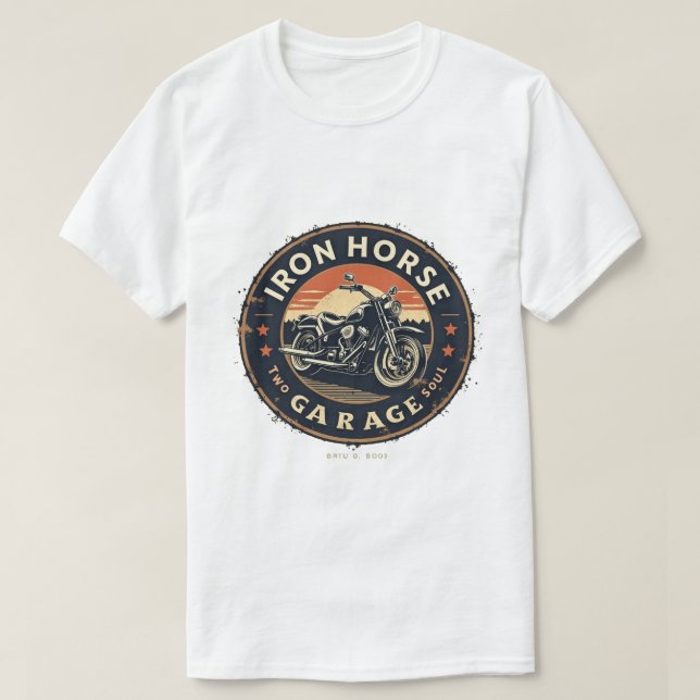  Iron Horse Garage T-Shirt (Design Front)