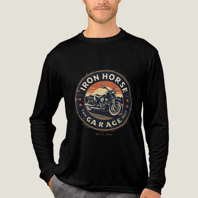  Iron Horse Garage Tri-Blend Shirt (Front)