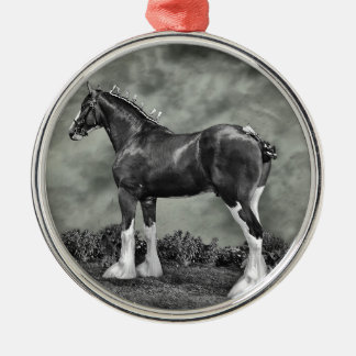 Iron Horse Steele Metal Tree Decoration