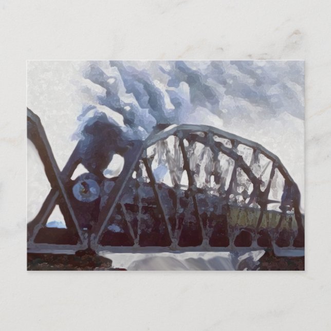 Iron Horses & Iron Bridges Postcard (Front)