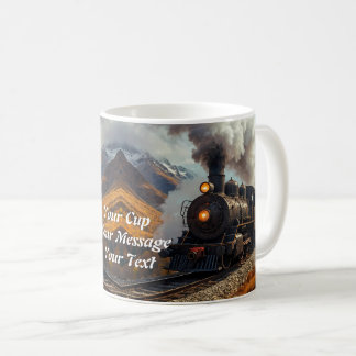 Iron Journey: Steam Train Through the Open Country Coffee Mug