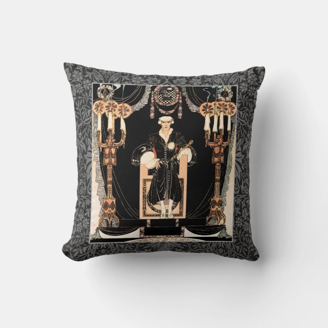 Iron King fairytale illustration by Kay Nielsen Cushion (Front)