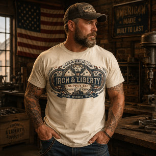 Iron & Liberty Supply Co. Vintage American T-Shirt
