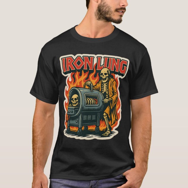 Iron lung - breathing in hell T-Shirt (Front)