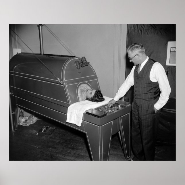 Iron Lung Therapy, 1930s Poster (Front)