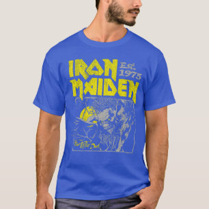 Iron Maiden Fear of The Dark Yellow Text T-Shirt