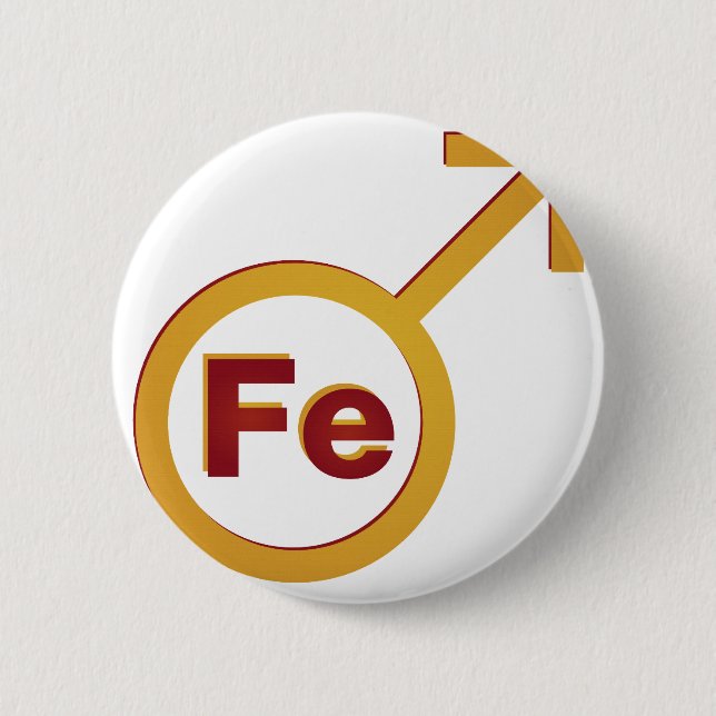 Iron Man 6 Cm Round Badge (Front)
