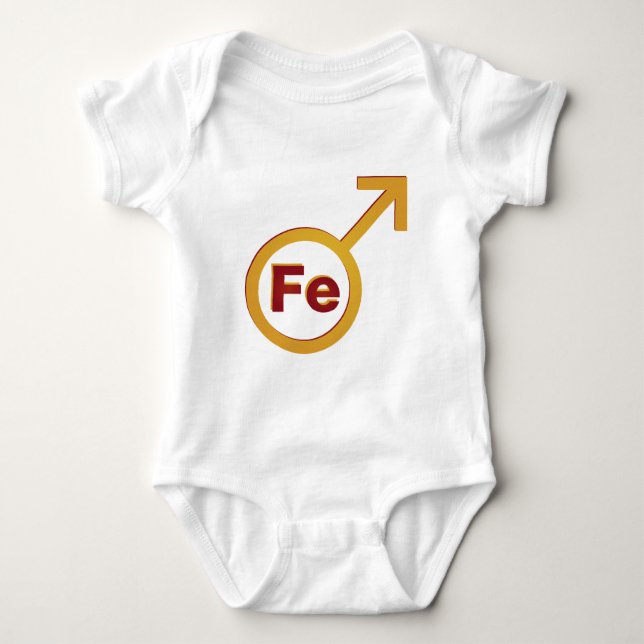 Iron Man Baby Bodysuit (Front)